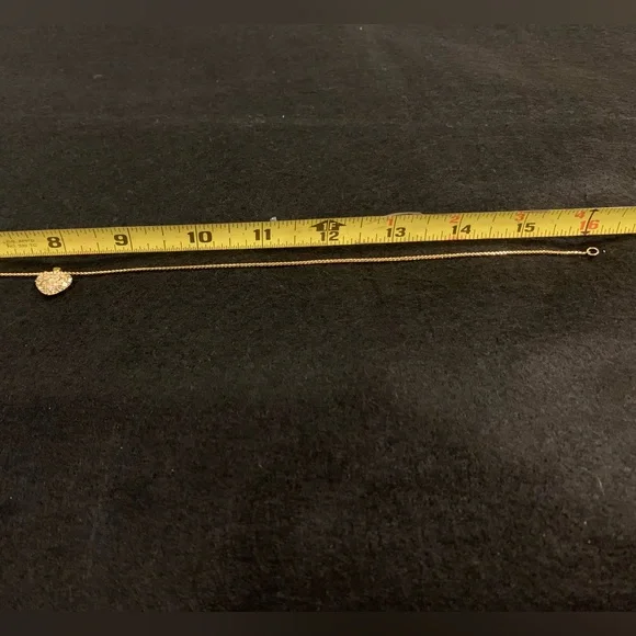 Swarovski Crystal Goldtone HEART Pendant 16 in Necklace - Picture 7 of 14